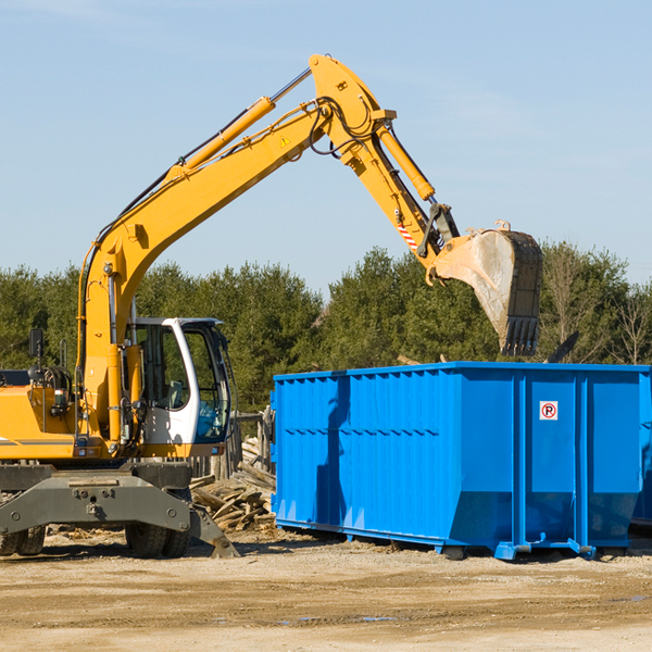 how many times can i have a residential dumpster rental emptied in Fairview Tennessee